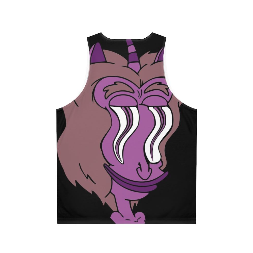 Big Mouth Hormone Monster Unisex Graphic Tank Top - Back