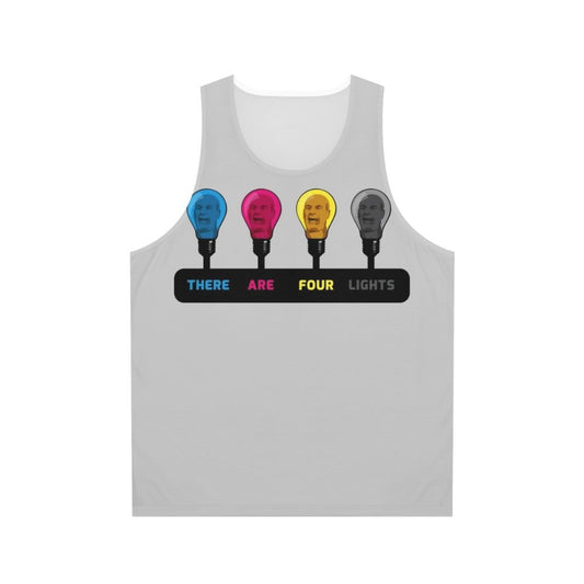 "There Are Four Lights" CMYK Unisex Tank Top