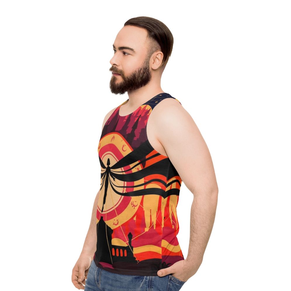 Mistborn Cosmere Fantasy Unisex Tank Top - men side