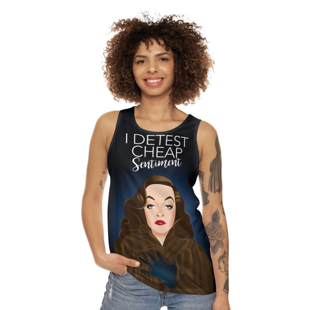 Classic Hollywood Unisex Tank Top featuring Alejandro Mogolloart design - women