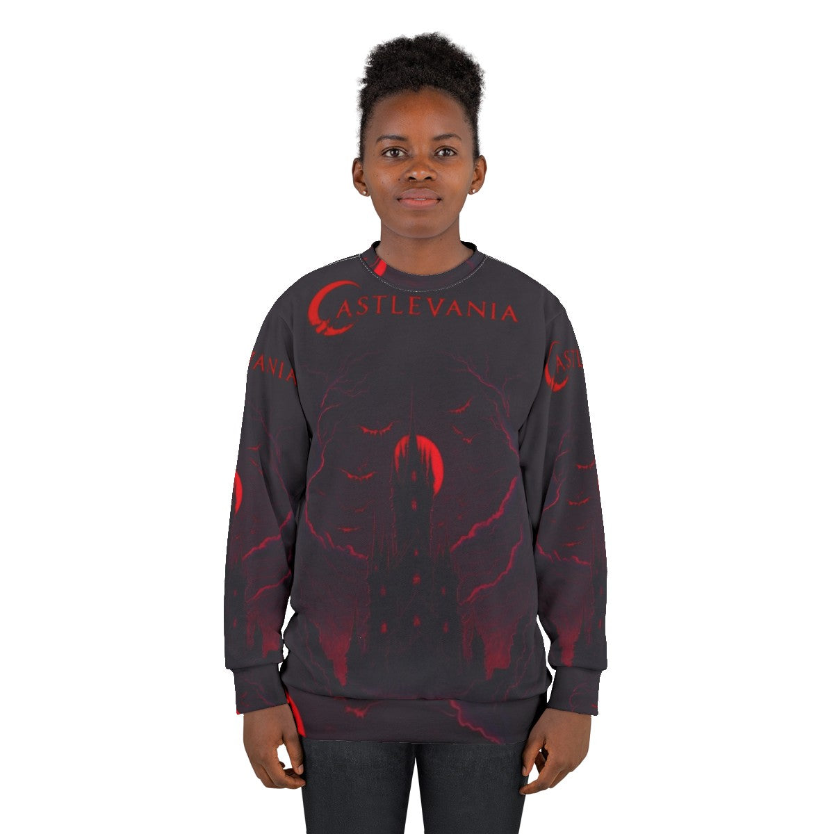 Netflix Castlevania Infernal Dark Gothic Sweatshirt - women