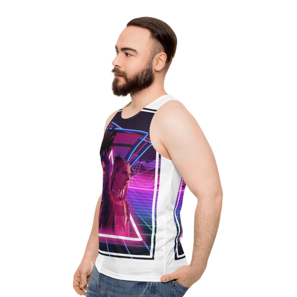 Unisex "Rules, Jules, & Rue" Euphoria inspired graphic tank top - men side