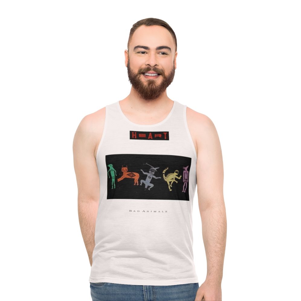 Heart Band's Classic 1987 'Bad Animals' Unisex Tank Top - men