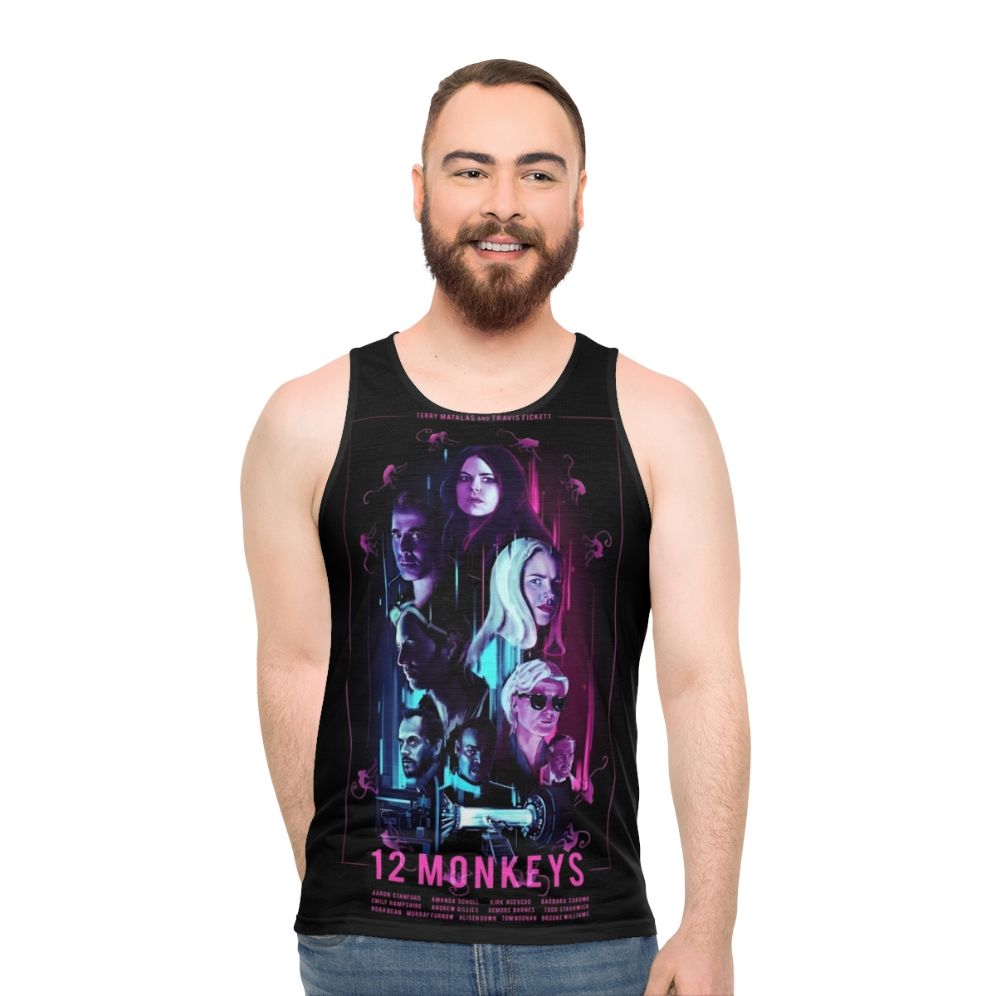 12 Monkeys Unisex Graphic Tank Top - men