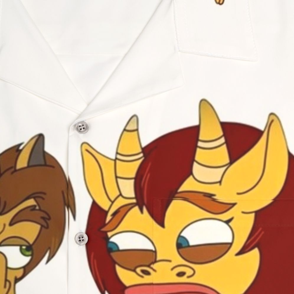 Big Mouth Netflix Fan Art Hawaiian Shirt - Detail