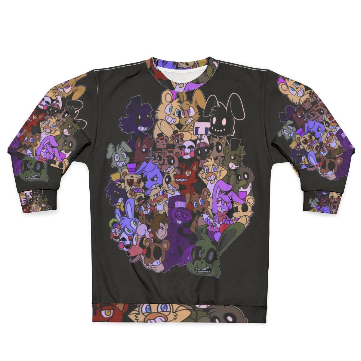 FNAF Sweatshirt featuring Five Nights at Freddy's characters