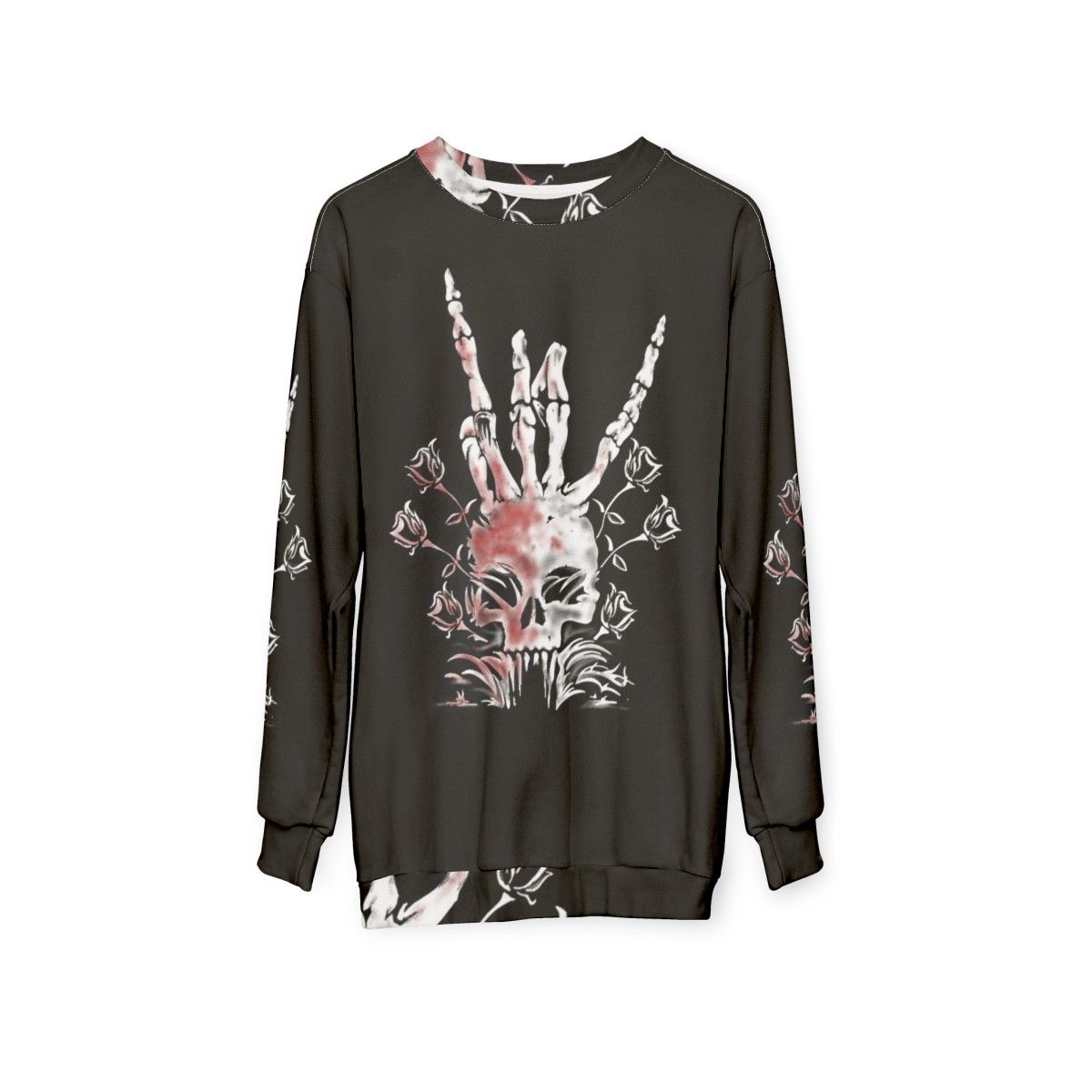 Dead Island 2 horror video game themed sweatshirt - hanging