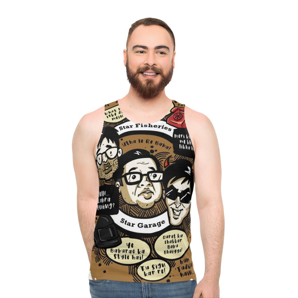 Herapheri Bollywood Unisex Comedy Tank Top - men