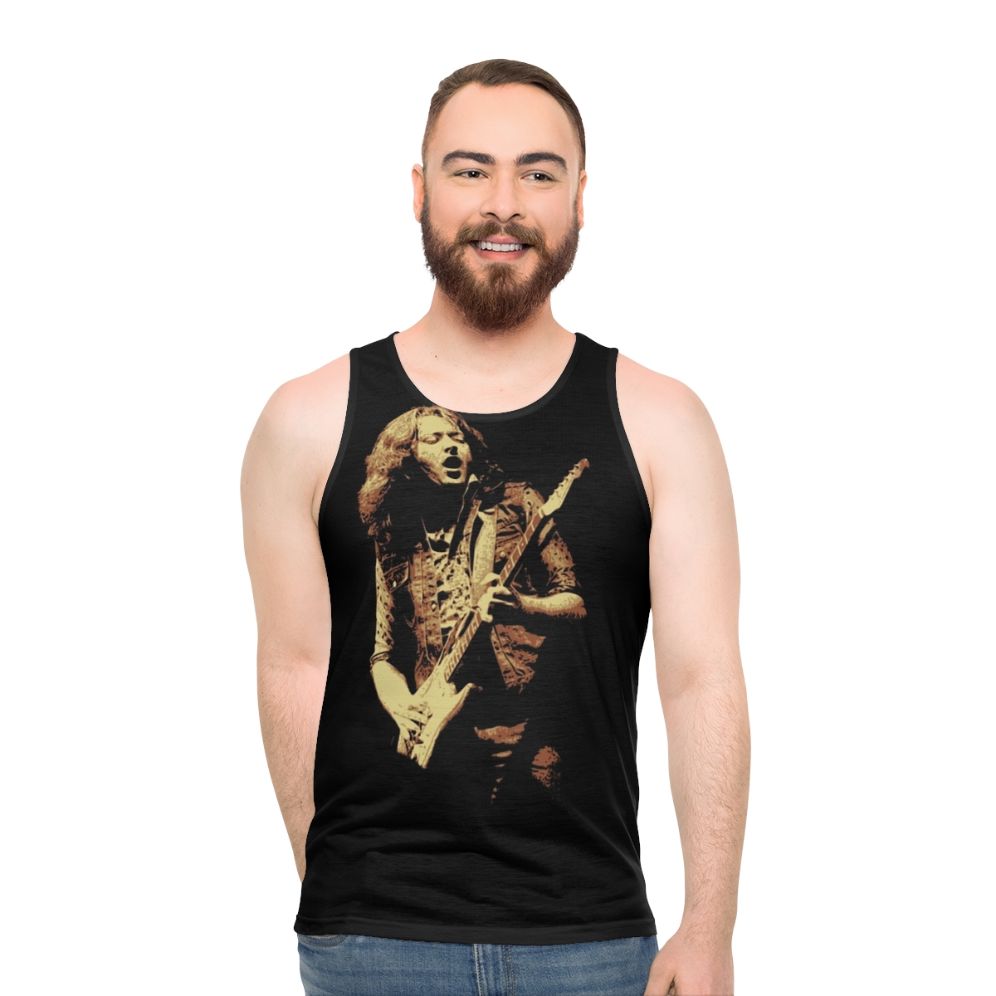 Rory Gallagher Unisex Rock Music Tank Top - men