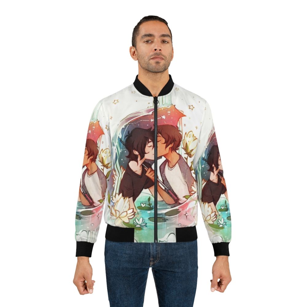 Voltron Klance bomber jacket featuring Keith and Lance under the stars - Lifestyle