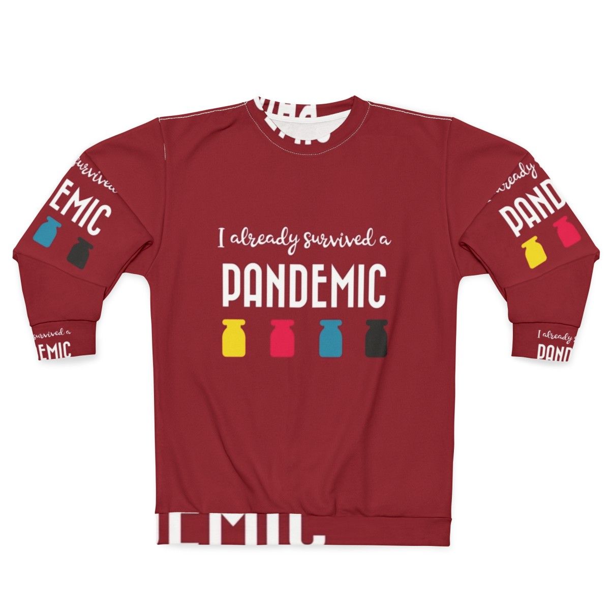 Survived a Pandemic Sweatshirt with Gaming-Inspired Graphics