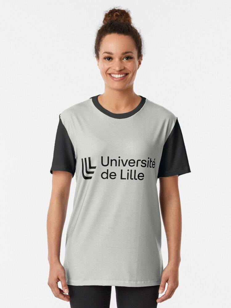 Université de Lille Graphic T-Shirt with university logo and text - Women