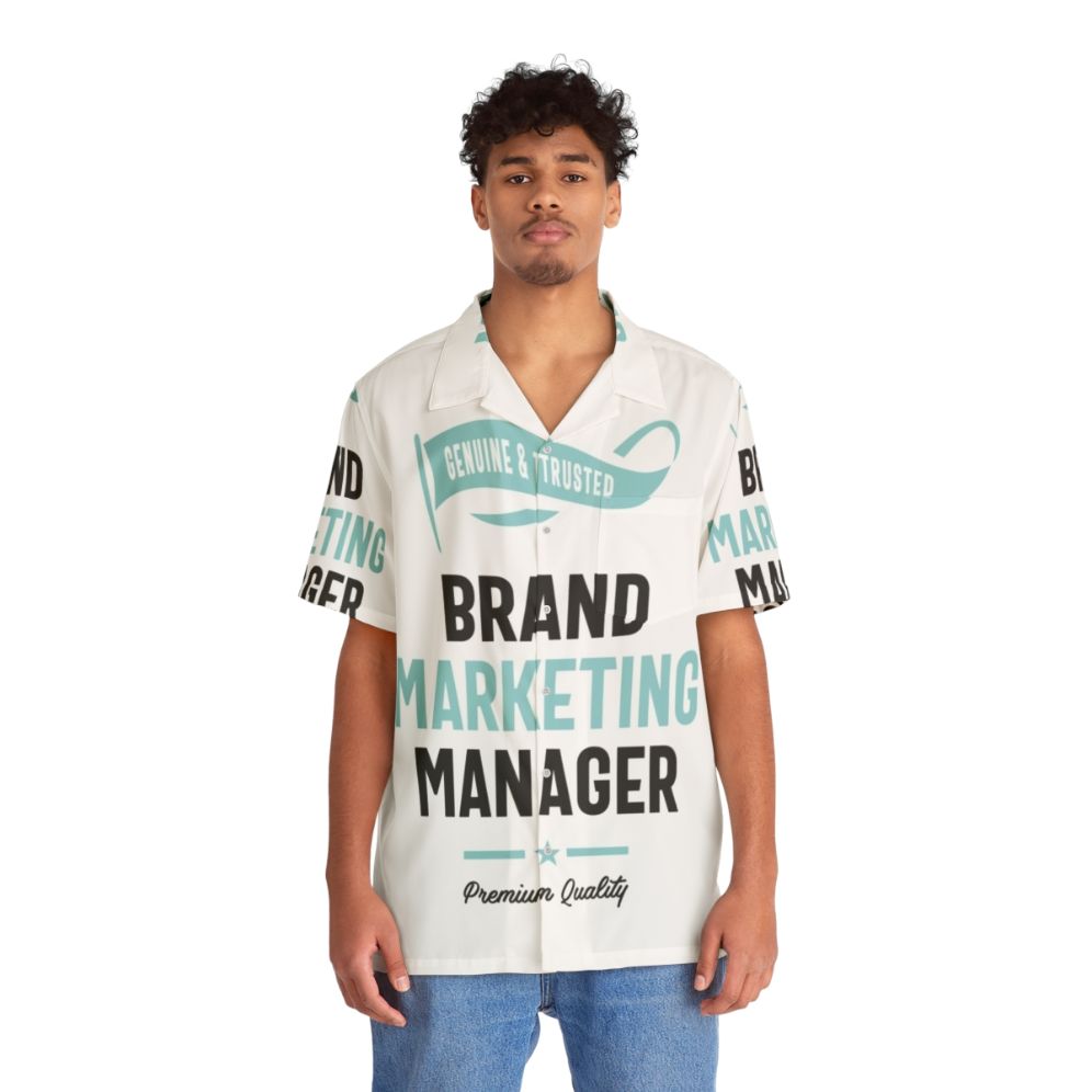 Brand Marketing Manager Hawaiian Shirt - People Front