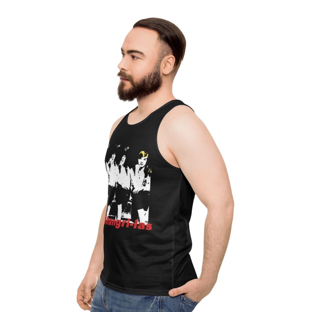 Unisex 'The Shangri-Las' Vintage Music Inspired Tank Top - men side