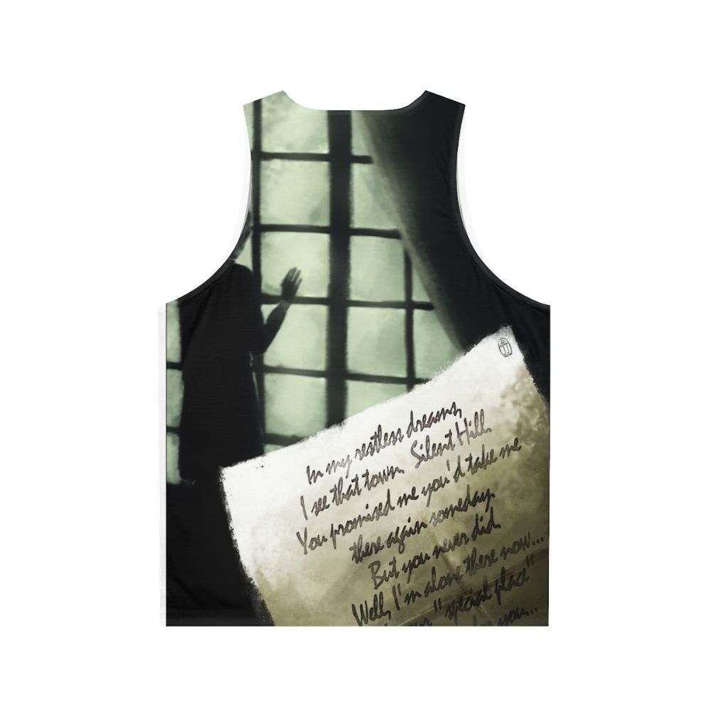 "Waiting For You" Silent Hill 2 Unisex Tank Top - Back