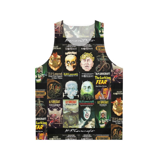 H.P. Lovecraft inspired unisex horror tank top