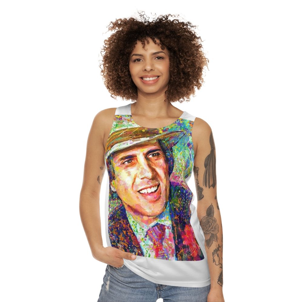 Adriano Celentano Dream Unisex Impressionist Tank Top - women