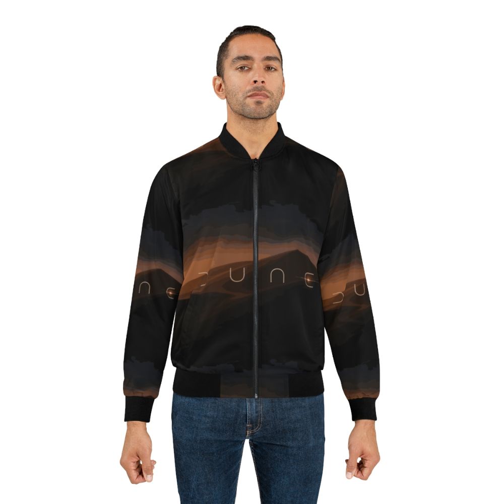 Dune landscape-inspired bomber jacket - Lifestyle