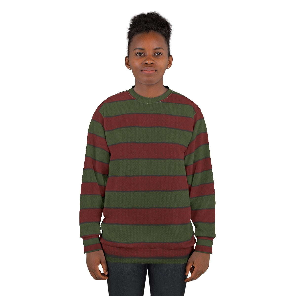 Freddy Krueger Inspired Knit Sweater - women