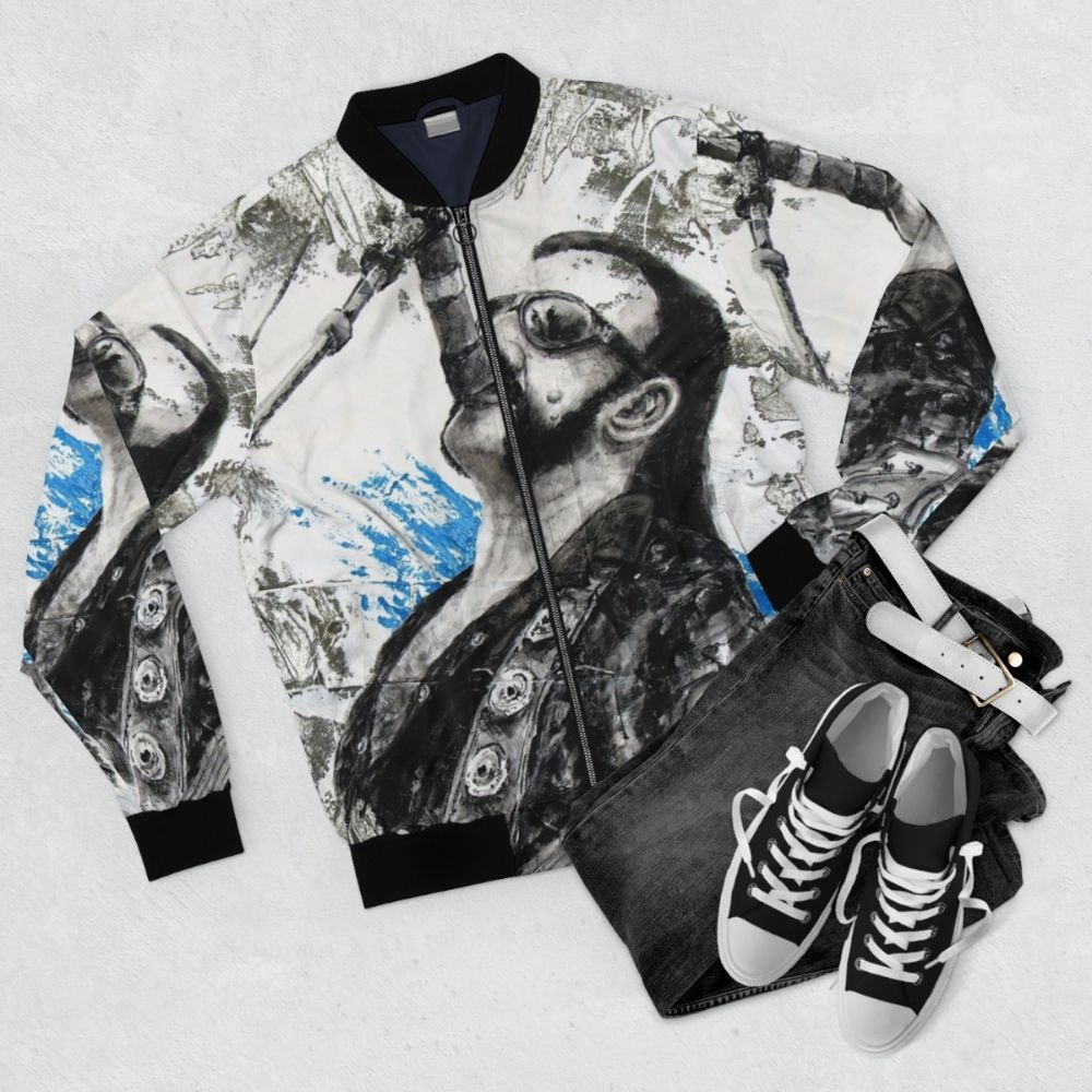 lemmy Rebooted Bomber Jacket - Flat lay