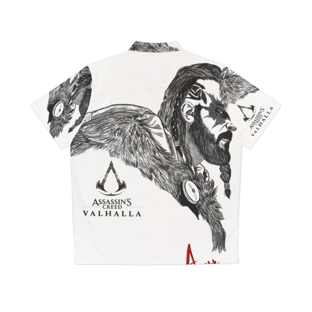 Assassin's Creed Valhalla Hawaiian Shirt - Back