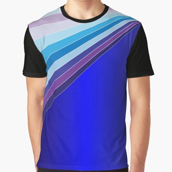 Retro 70s disco-inspired graphic t-shirt with ABBA-style music and light pattern