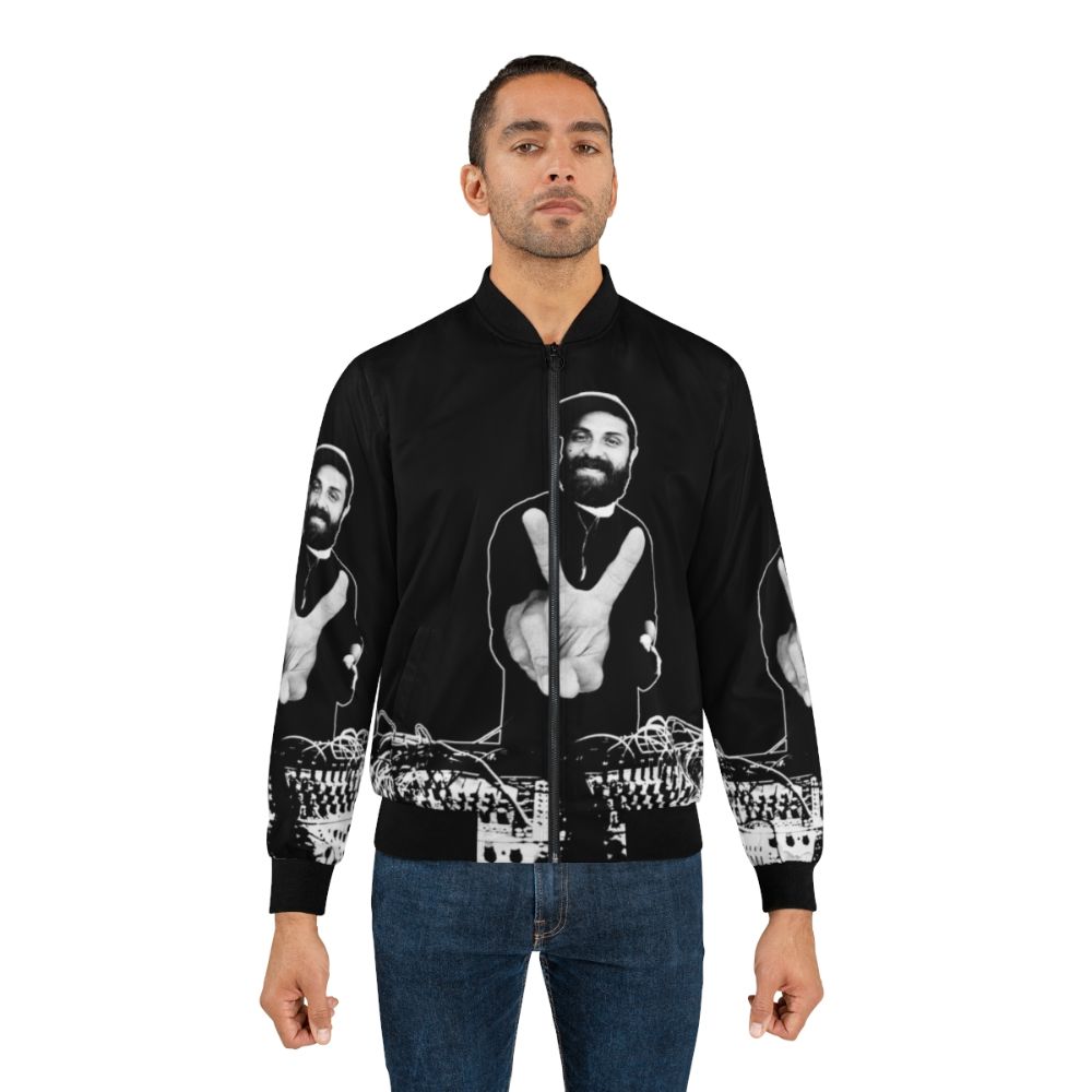 Derek Vincent Smith Bomber Jacket with Pretty Lights Inspired Design - Lifestyle