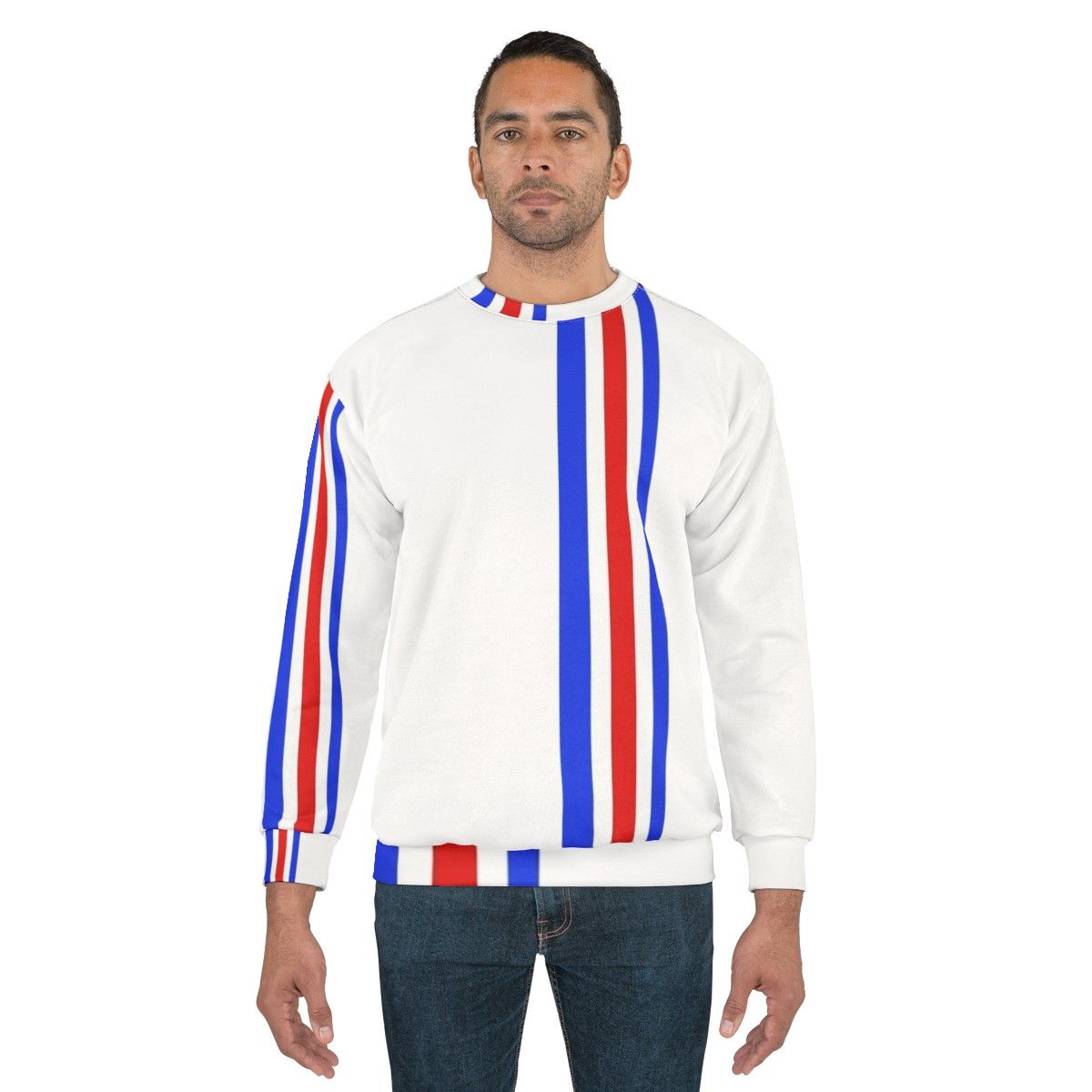 60s mod sweatshirt with graphic pattern - men