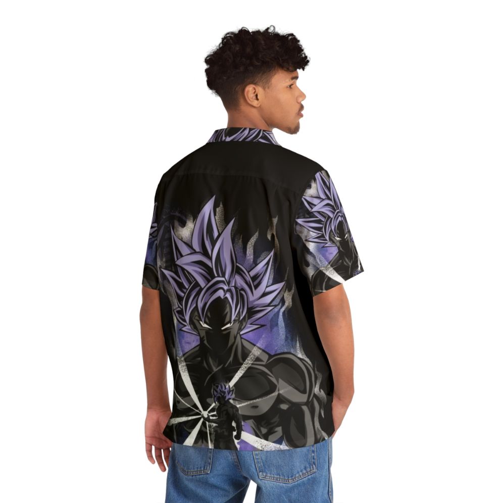 Ultra Instinct Hero Hawaiian Shirt featuring Goku and Vegeta from Dragon Ball Z - People Back