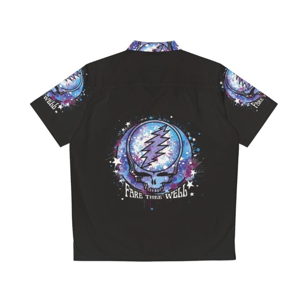 Grateful Dead Hawaiian Shirt with Psychedelic Space Design - Back