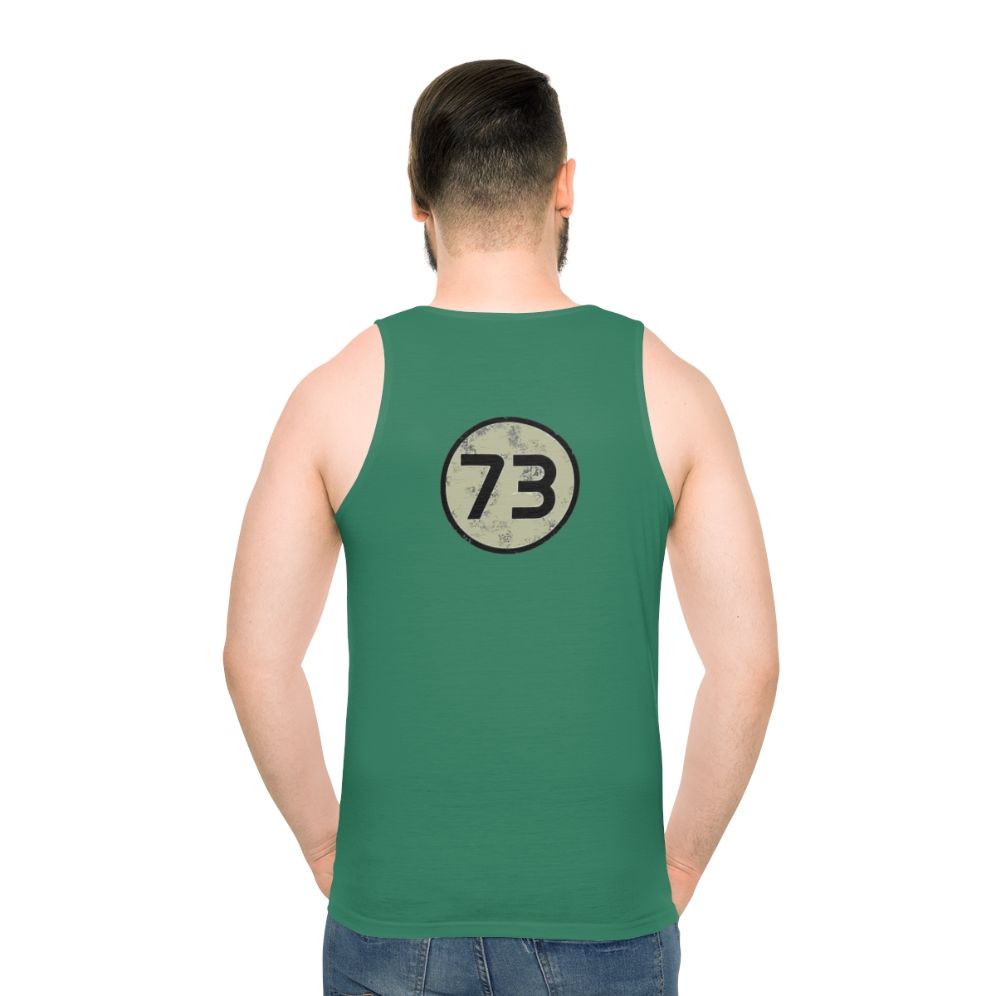 Sheldon Big Bang Theory Unisex Tank Top - men back