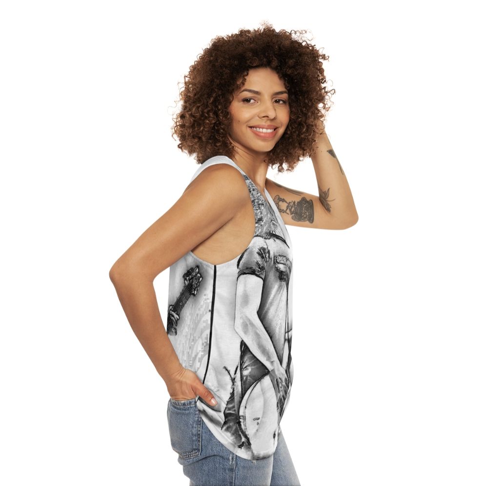 Steven Wilson Unisex Progressive Rock Tank Top - women side