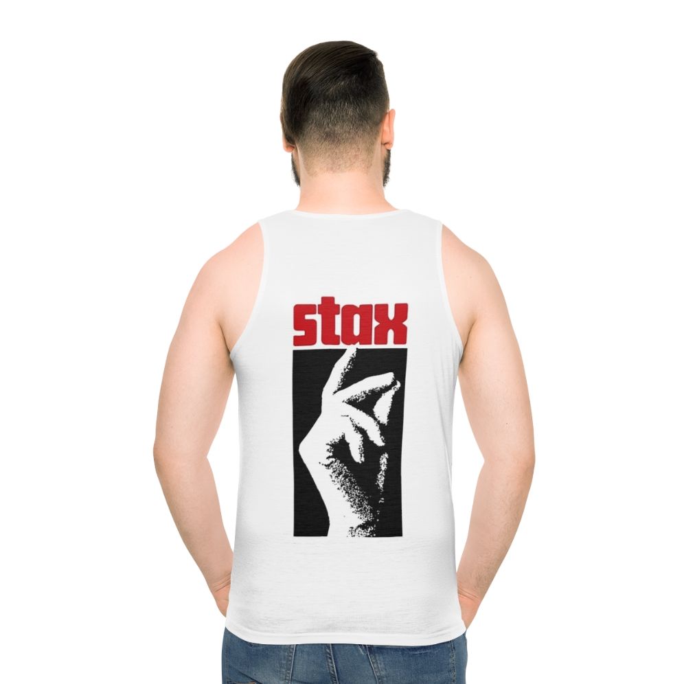 Stax History of Soul Unisex Tank Top - men back