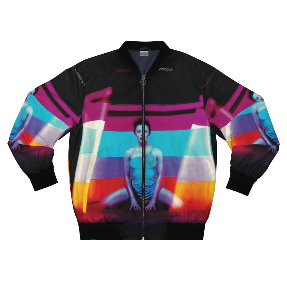 Stylish bomber jacket inspired by Kylie Minogue's "Impossible Princess" album