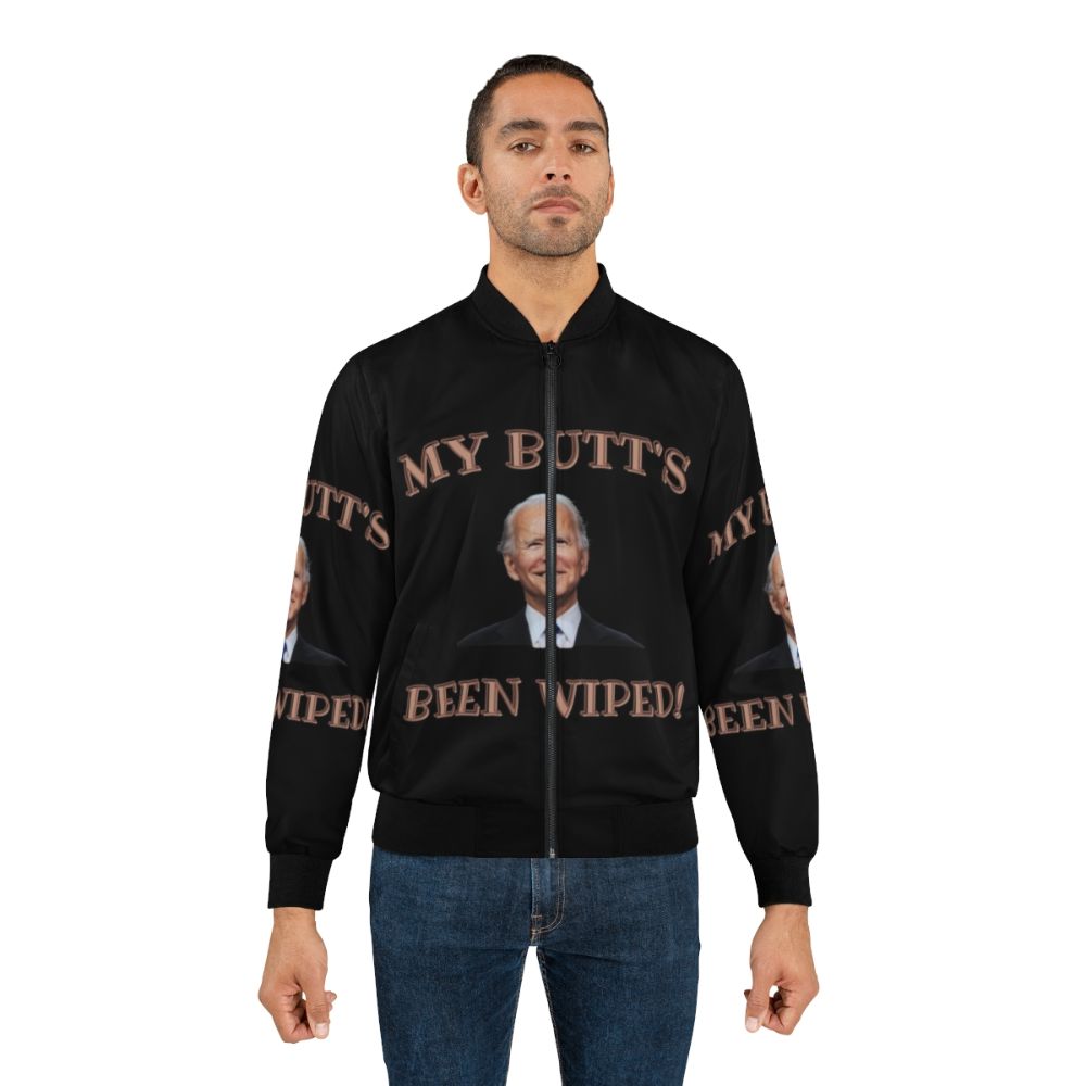 "MY BUTT'S BEEN WIPED!" Joe Biden Bomber Jacket - Lifestyle