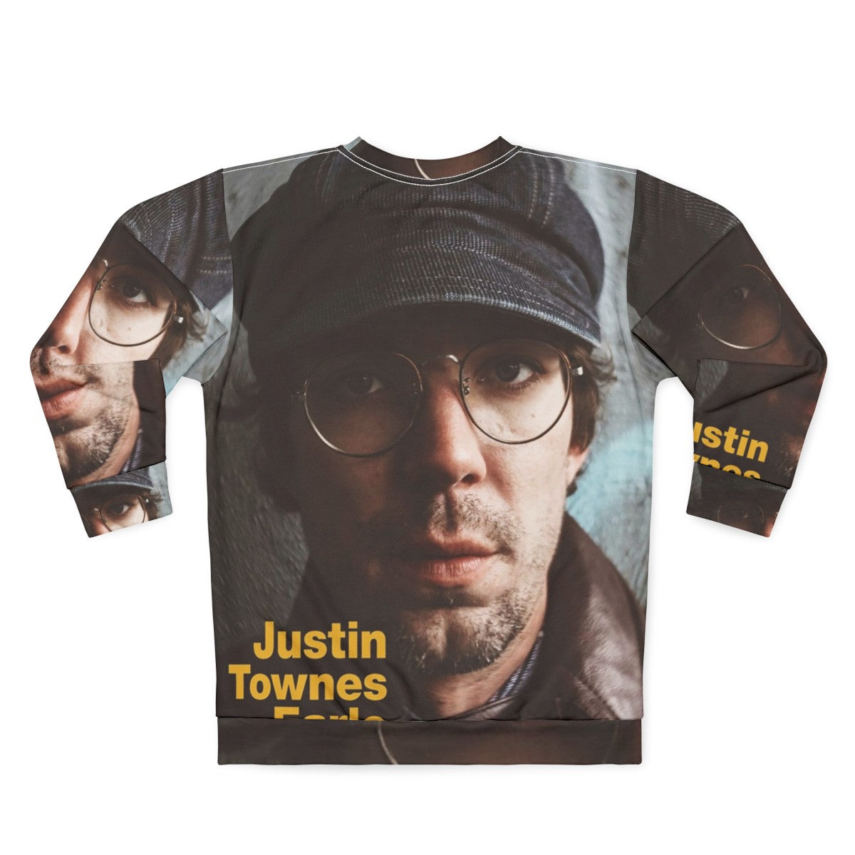 Justin Townes Earle American World Music Sweatshirt - Back