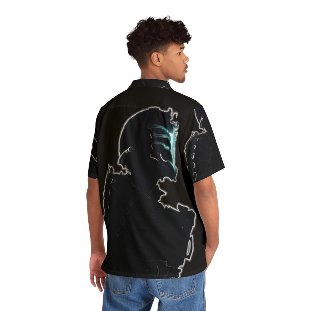 Dead Space inspired Hawaiian shirt featuring iconic elements from the game - People Back