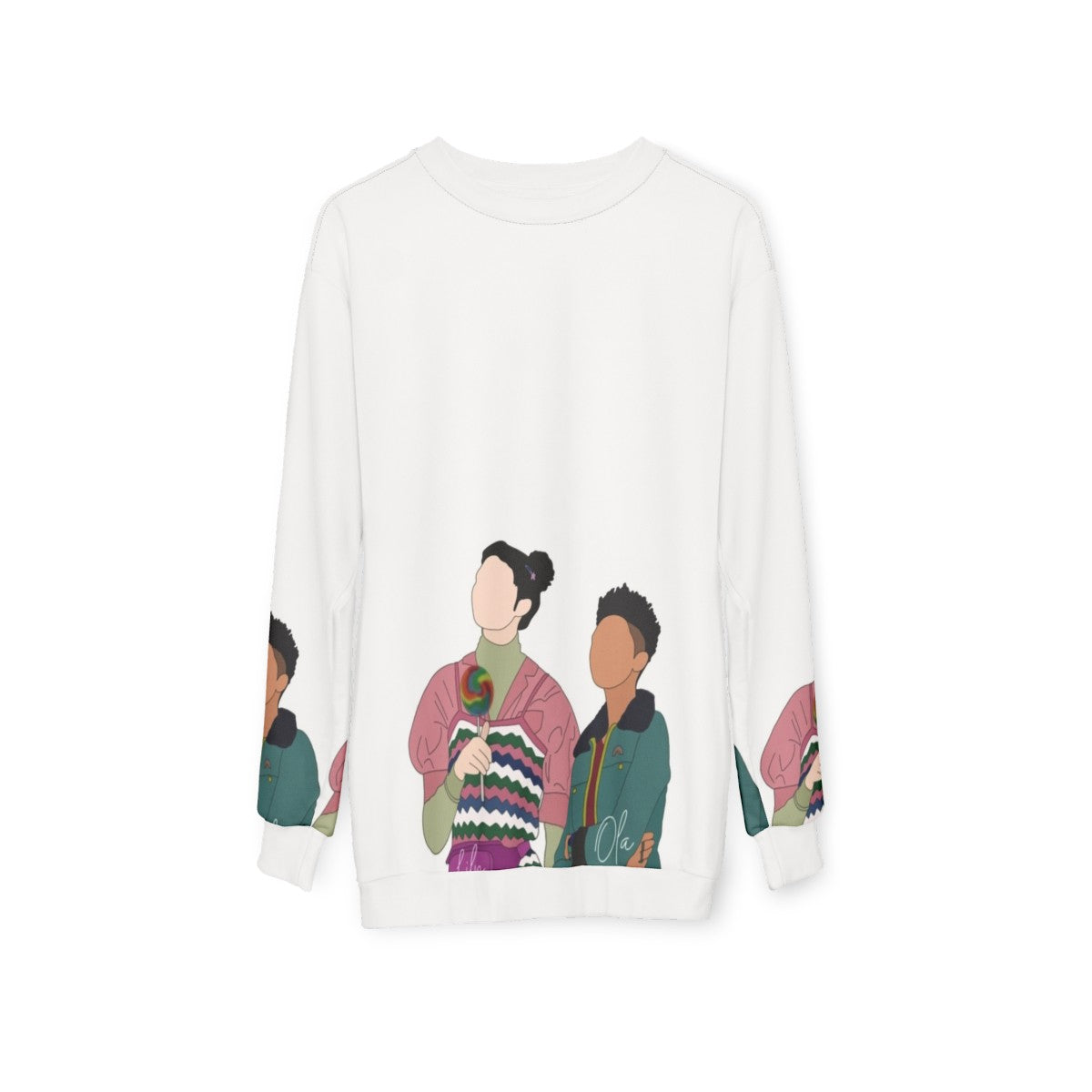 Lily and Ola Sex Education Netflix Sweatshirt - hanging