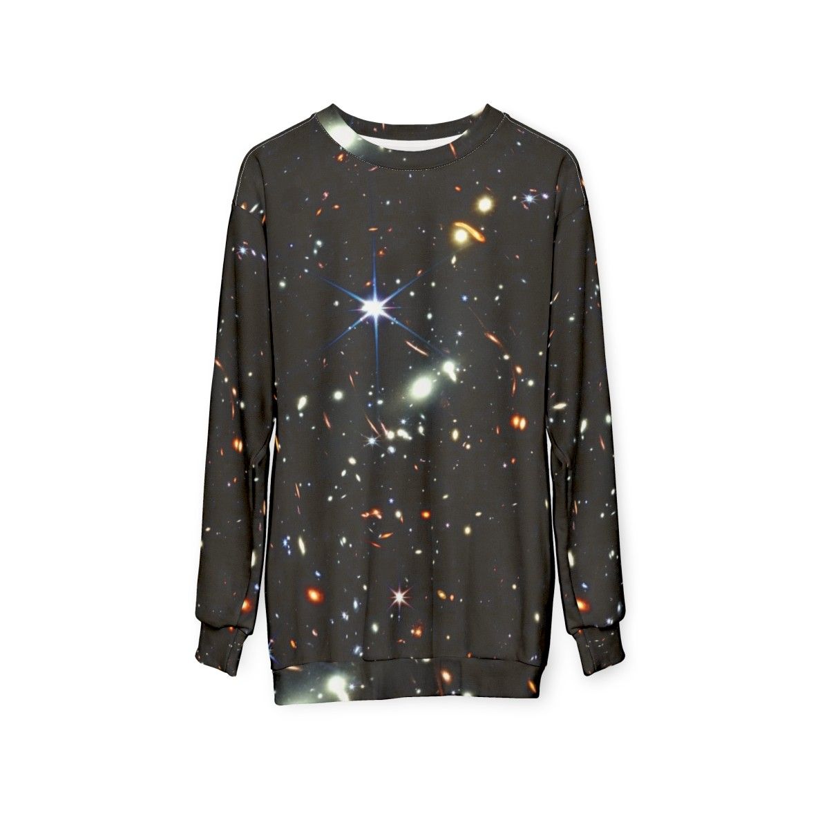 James Webb deep field space telescope sweatshirt - hanging