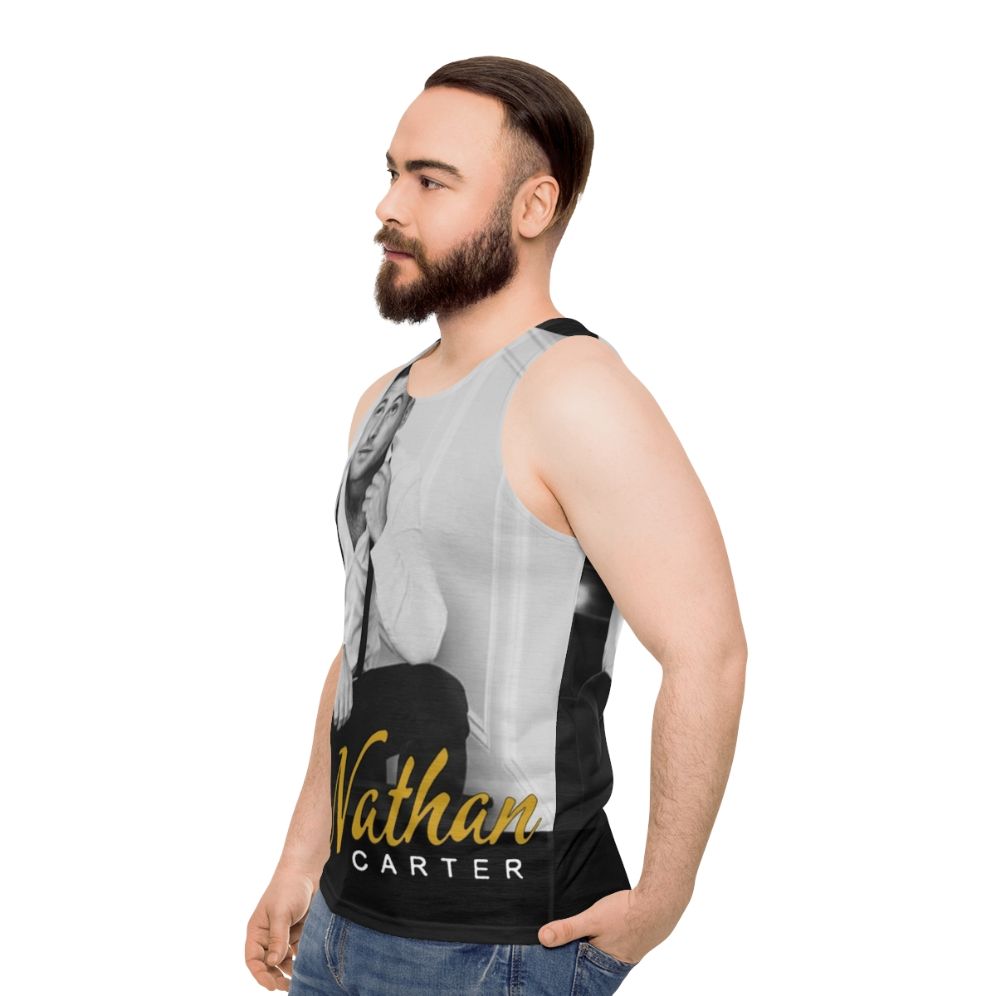 Nathan Carter Handsome Unisex Tank Top - men side