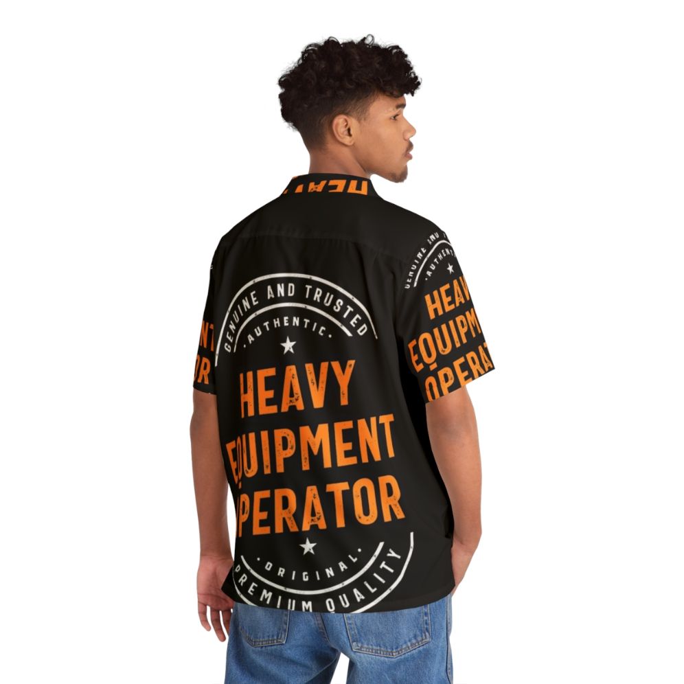 Heavy Equipment Operator Hawaiian Shirt - People Back