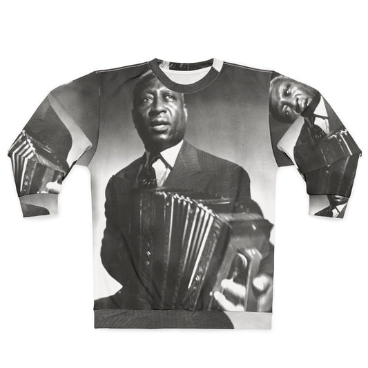 Leadbelly Sweatshirt with Vintage Blues Musician Graphic