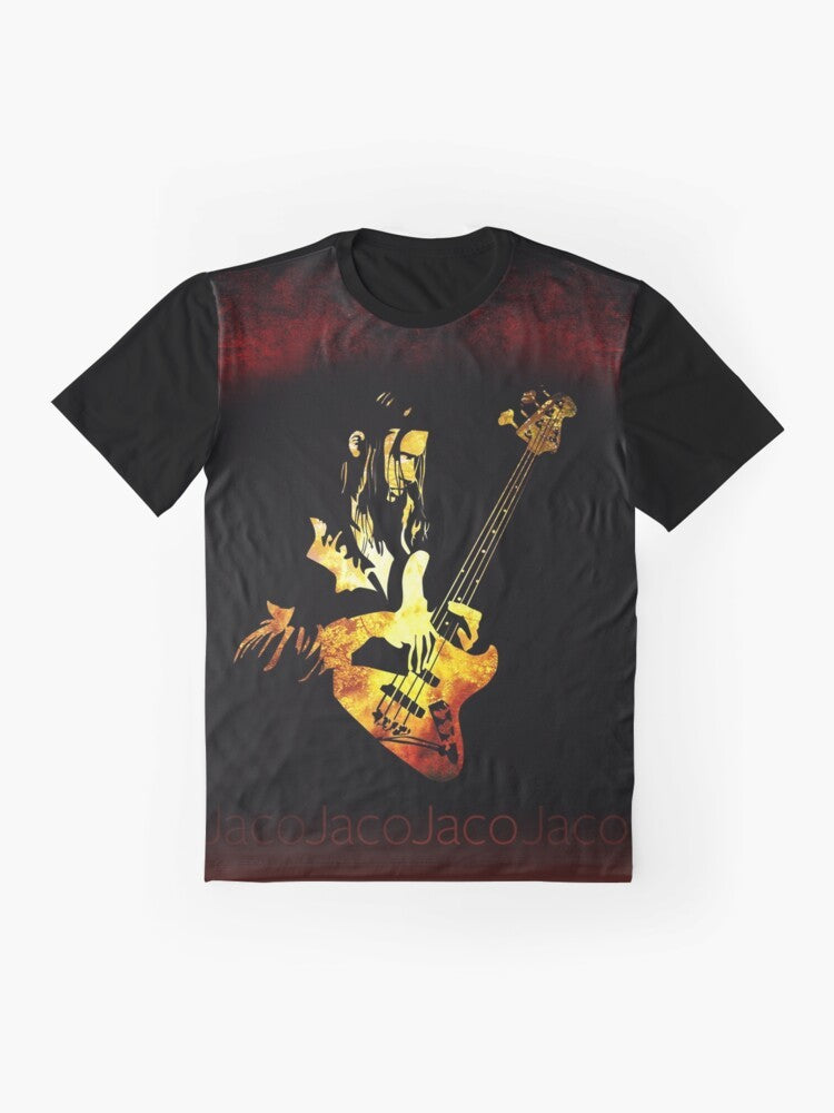 Jaco Pastorius Fender Jazz Bass Graphic T-Shirt - Flat lay