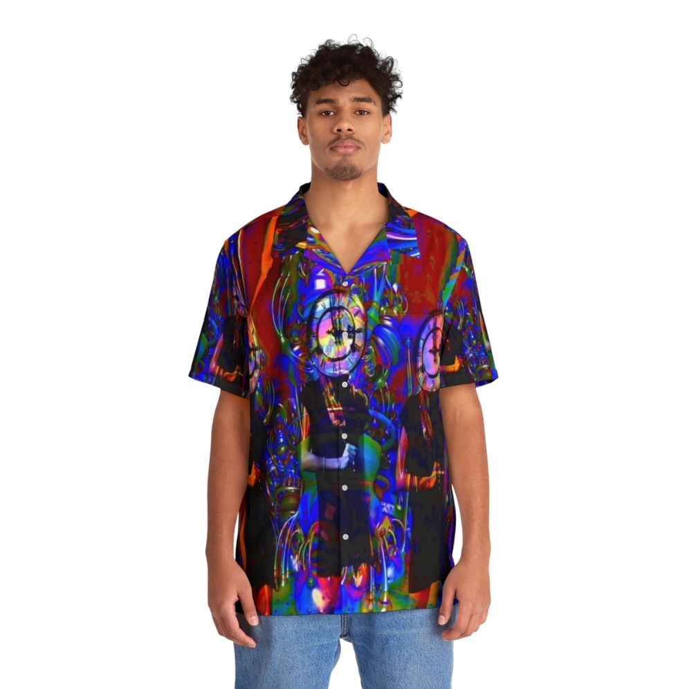 Clockwork Hawaiian Shirt with Whimsical Fantasy Abstract Vintage Patterns - People Front