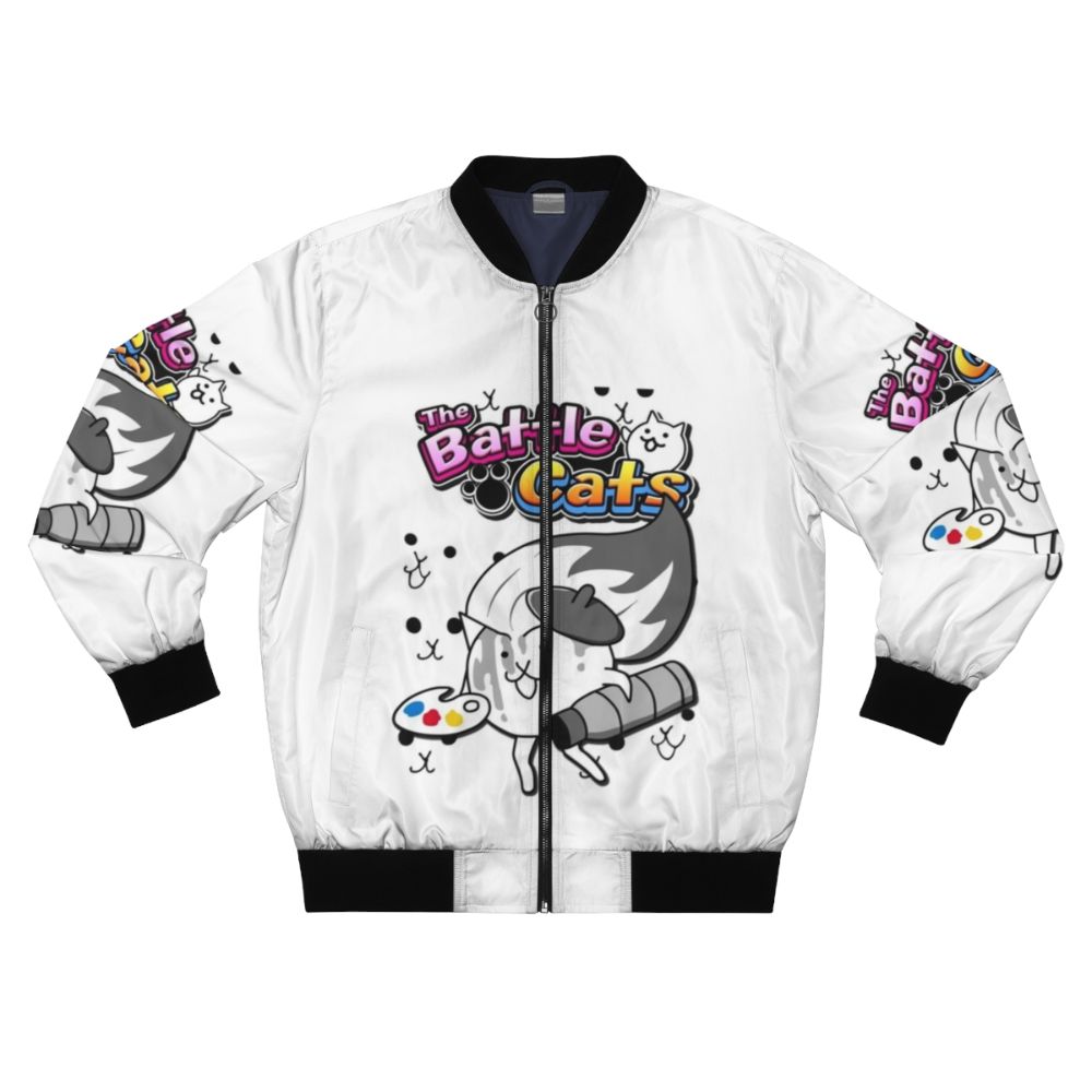 Battle Cats Painter Cat Bomber Jacket