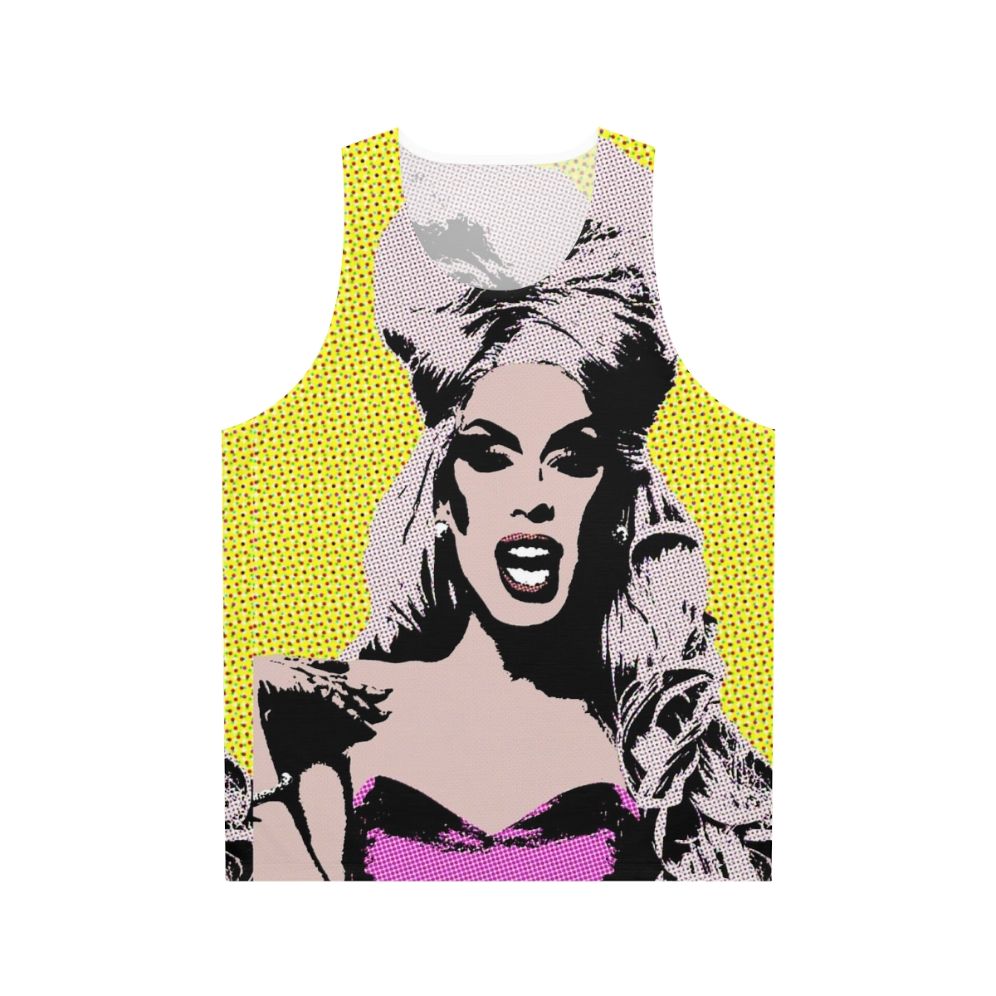 Alaska pop art unisex tank top