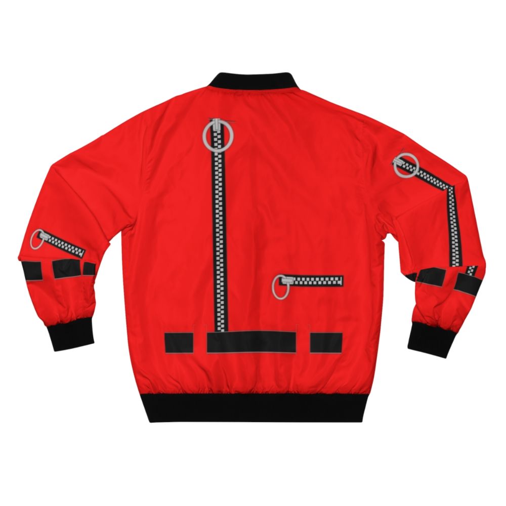 Vintage Captain Scarlet bomber jacket with retro 1960s design - Back