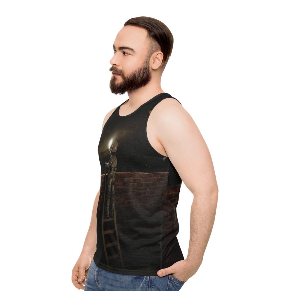 Beyond the Wall Cosmic Unisex Tank Top - men side