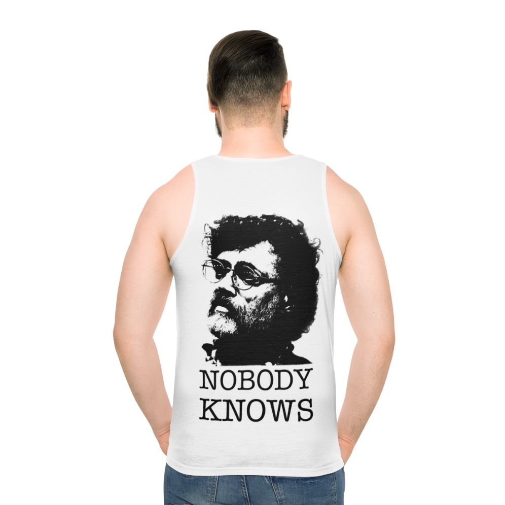 Terence Mckenna inspired unisex psychedelic tank top - men back