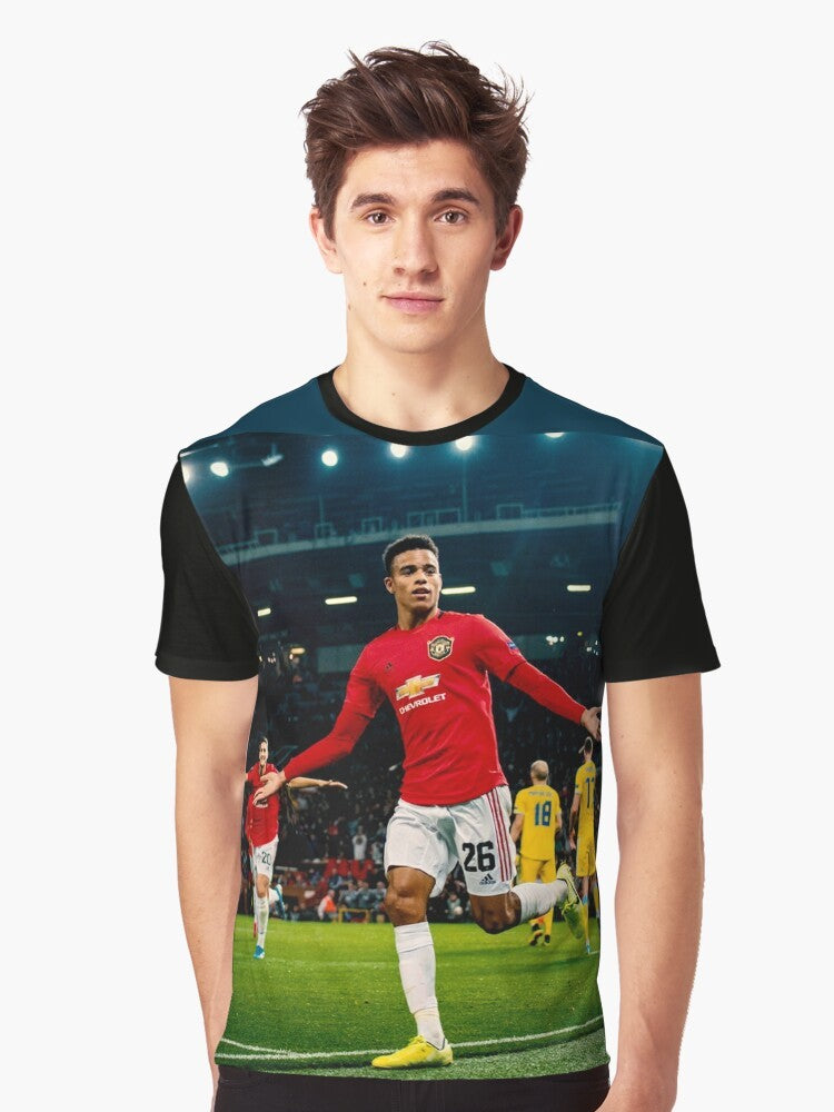 Mason Greenwood Manchester United Football Player Graphic T-Shirt - Men